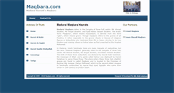 Desktop Screenshot of maqbara.com