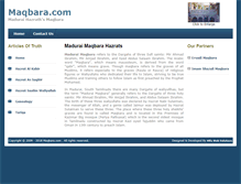 Tablet Screenshot of maqbara.com